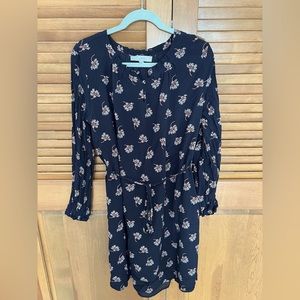 Loft Floral Maternity Dress- L